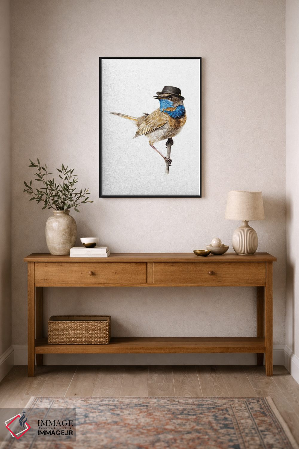 تابلو دکوراتیو گلوآبی ۲ اثر میخائیل ودرنیکوف - D2B