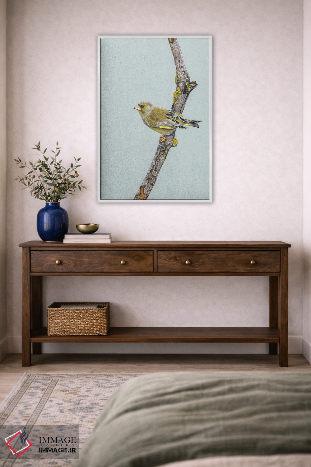 تابلو دکوراتیو سبزمرغ اثر میخائیل ودرنیکوف - D2W