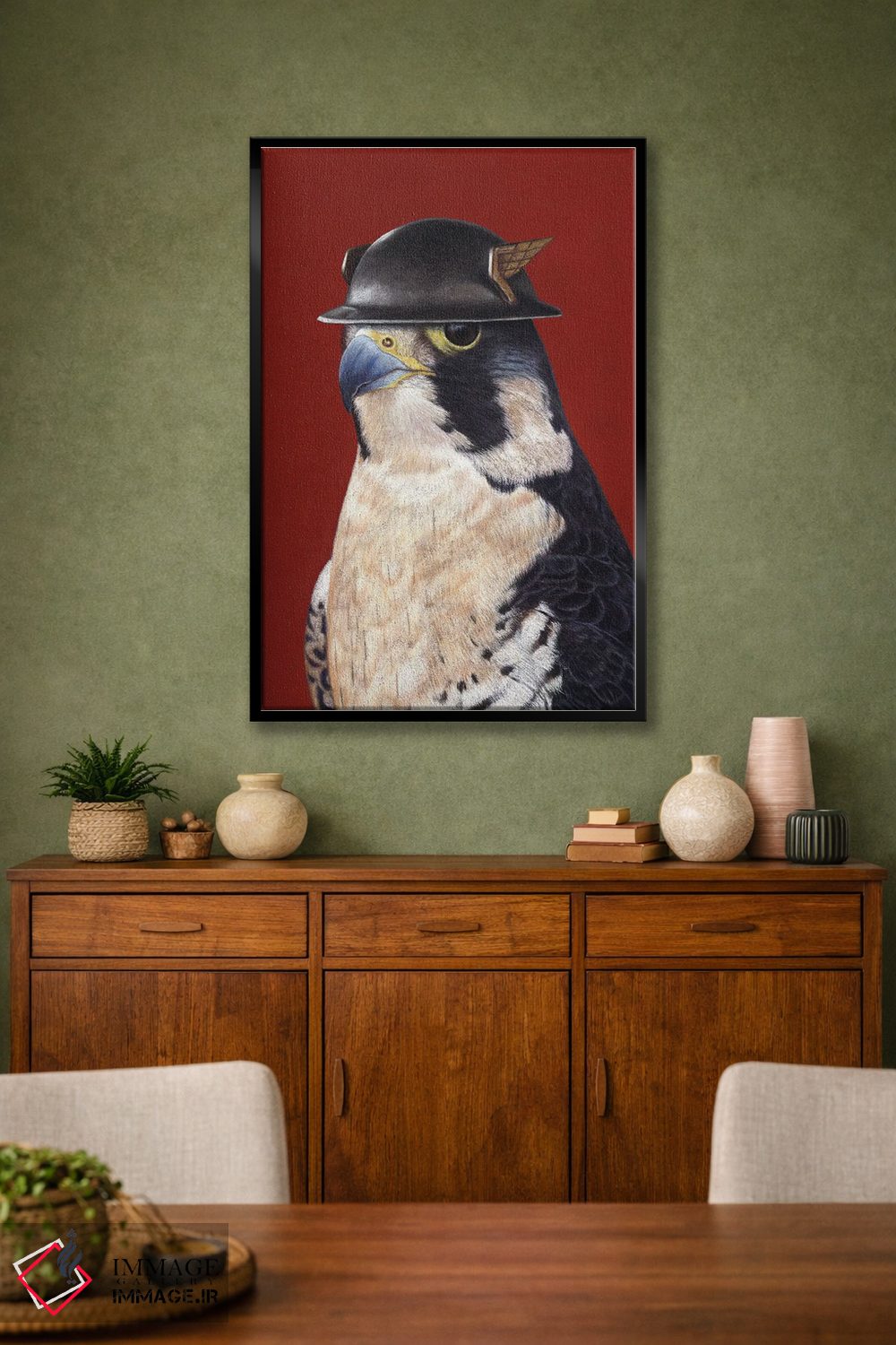 تابلو دکوراتیو شاهین دشتی اثر میخائیل ودرنیکوف - D2B