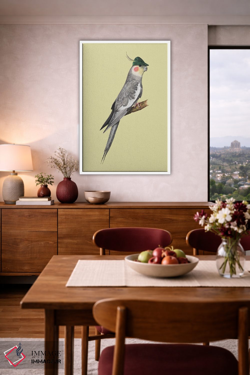 تابلو دکوراتیو کاکاتیل اثر میخائیل ودرنیکوف - D3W