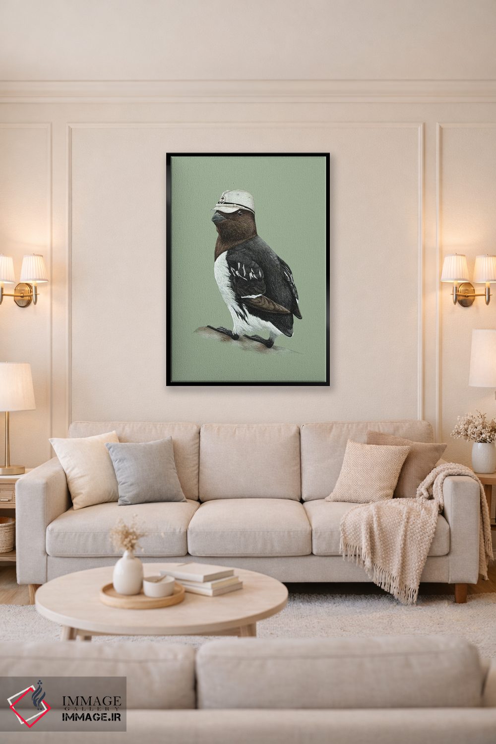 تابلو دکوراتیو آوک کوچک اثر میخائیل ودرنیکوف - D3B