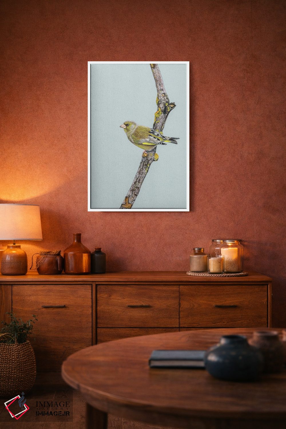 تابلو دکوراتیو سبزمرغ اثر میخائیل ودرنیکوف - D3W