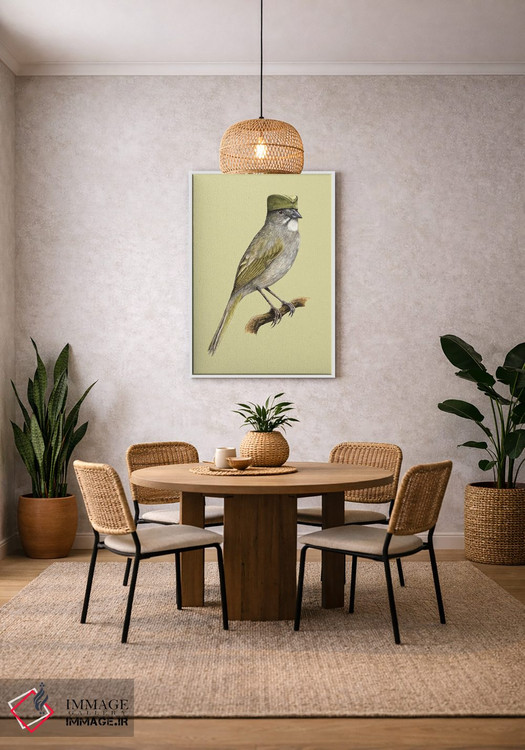 تابلو دکوراتیو تووه دم سبز اثر میخائیل ودرنیکوف - D3W