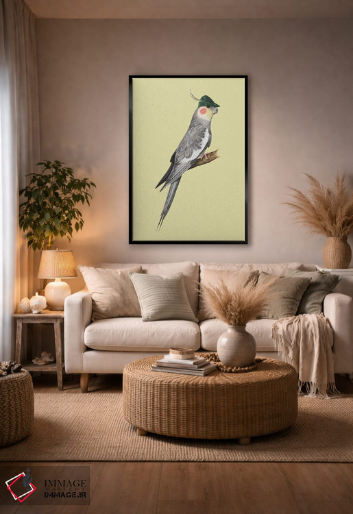 تابلو دکوراتیو کاکاتیل اثر میخائیل ودرنیکوف - D4B