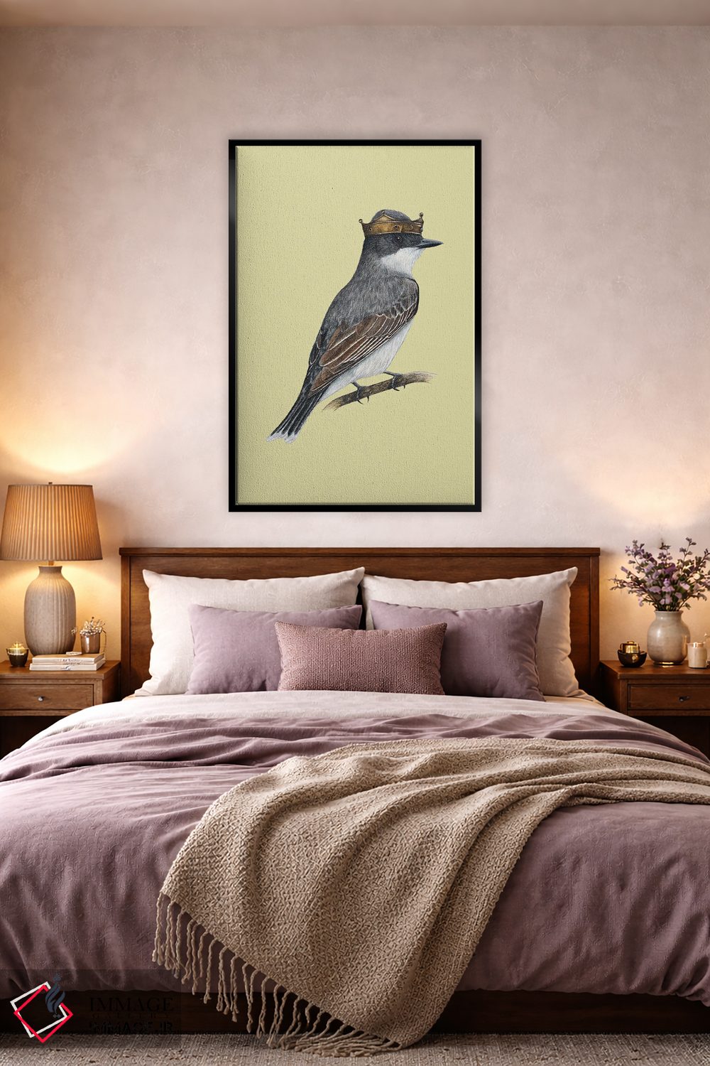 تابلو دکوراتیو مرغ پادشاه شرقی اثر میخائیل ودرنیکوف - D4B