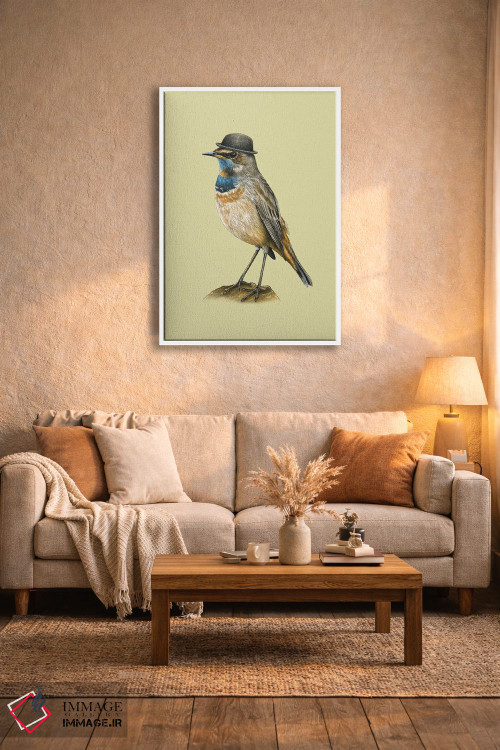 تابلو دکوراتیو گلوآبی اثر میخائیل ودرنیکوف - D4W