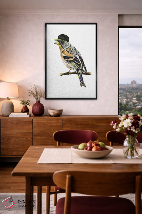 تابلو دکوراتیو سهره دم قرمز اثر میخائیل ودرنیکوف - D4B