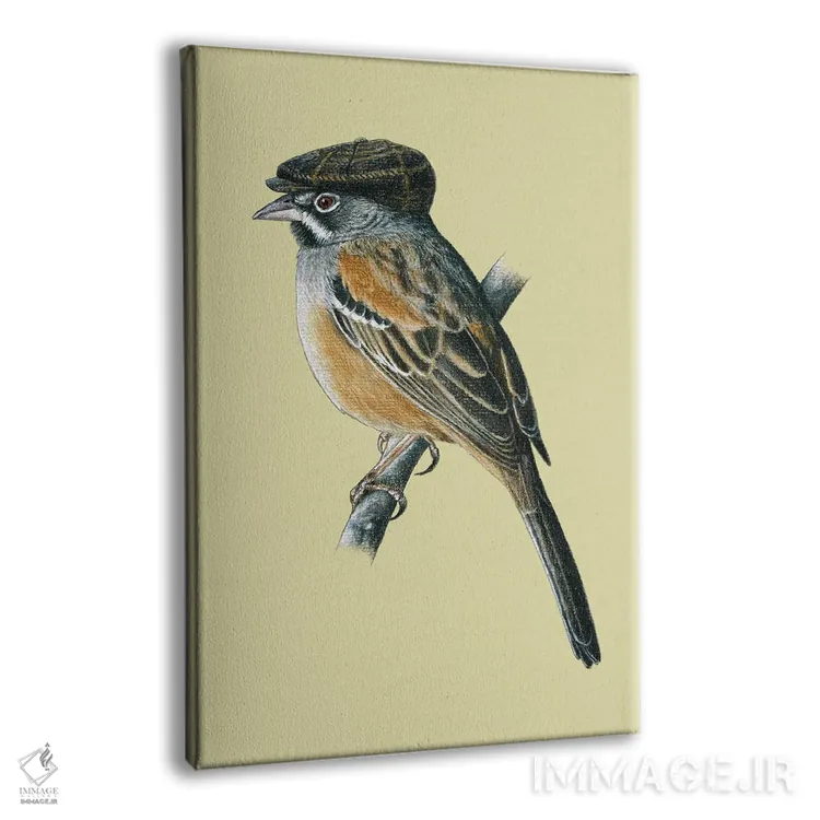 تابلو دکوراتیو گنجشک بریدد اثر میخائیل ودرنیکوف - نمای پرسپکتیو محصول