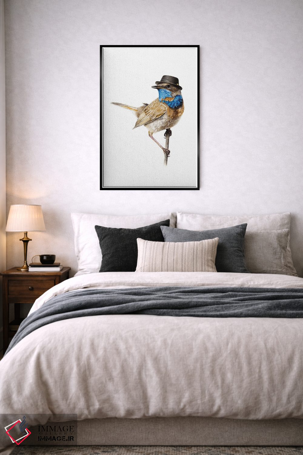 تابلو دکوراتیو گلوآبی ۲ اثر میخائیل ودرنیکوف - D6B