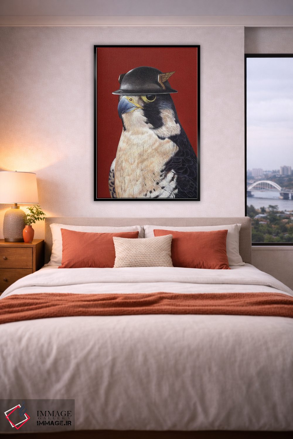 تابلو دکوراتیو شاهین دشتی اثر میخائیل ودرنیکوف - D6B