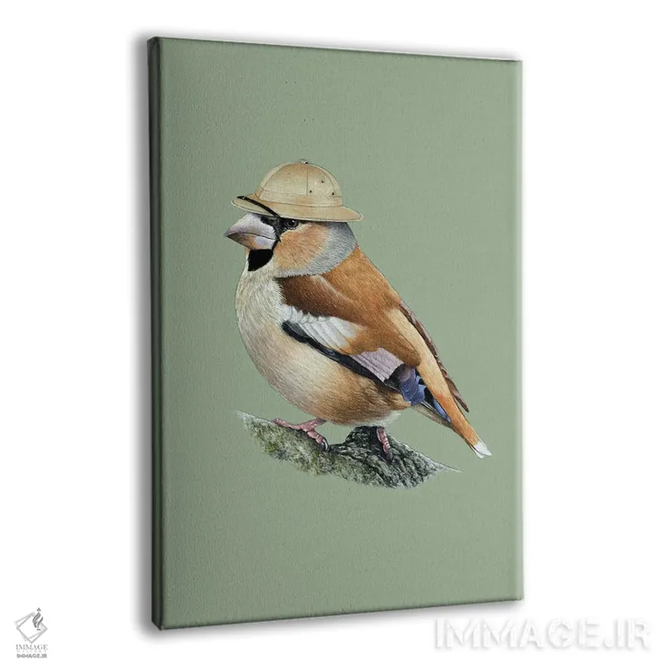 تابلو دکوراتیو کبودعقابی ۲ اثر میخائیل ودرنیکوف - نمای پرسپکتیو محصول