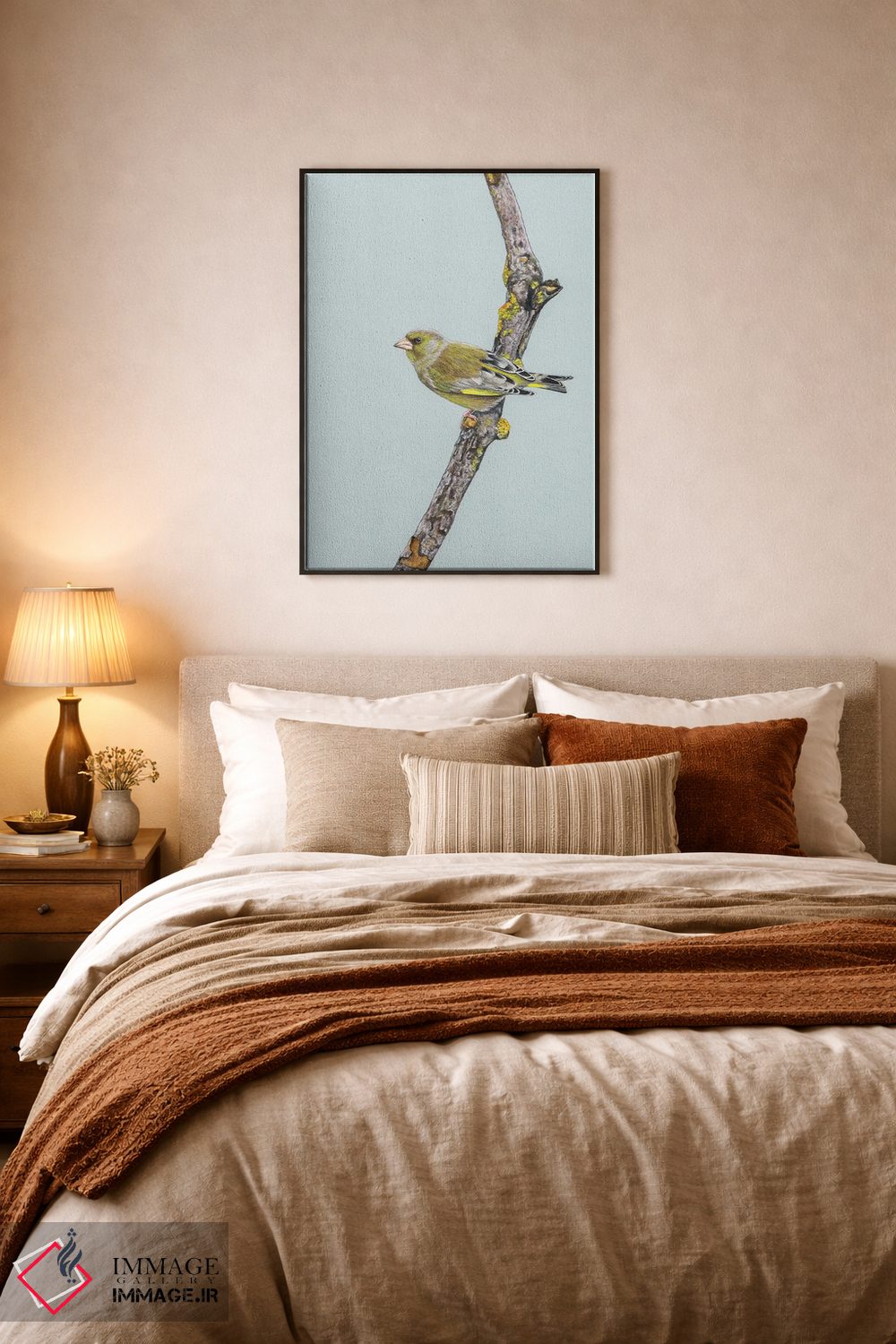 تابلو دکوراتیو سبزمرغ اثر میخائیل ودرنیکوف - D6B