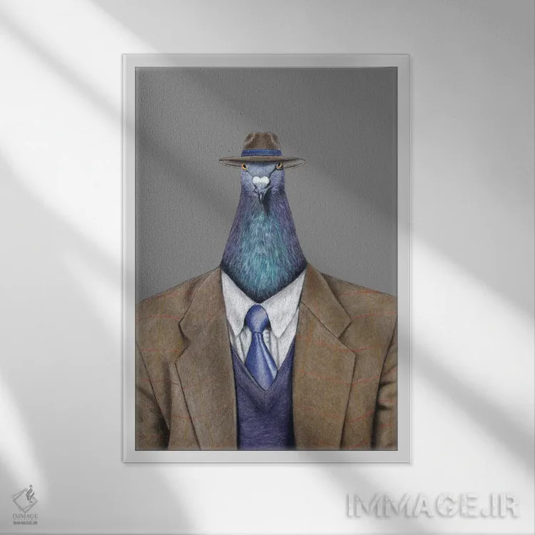 تابلو دکوراتیو مشاور اثر میخائیل ودرنیکوف - نمای قابدار سفید