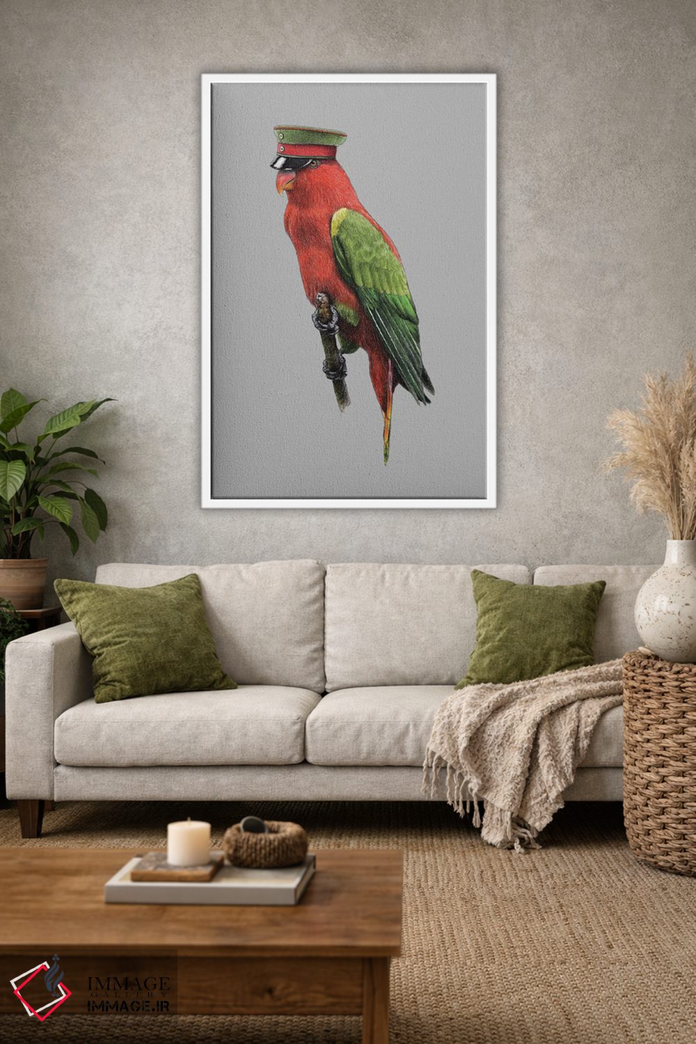 تابلو دکوراتیو لوری پرحرف اثر میخائیل ودرنیکوف - D1W