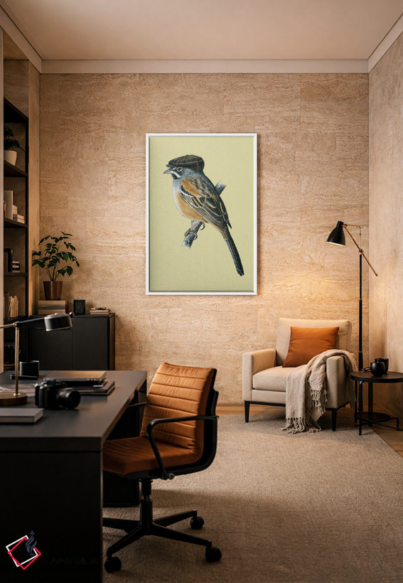 تابلو دکوراتیو گنجشک بریدد اثر میخائیل ودرنیکوف - D5W