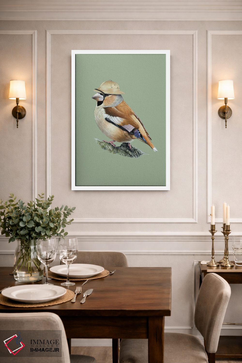 تابلو دکوراتیو کبودعقابی ۲ اثر میخائیل ودرنیکوف - D1W