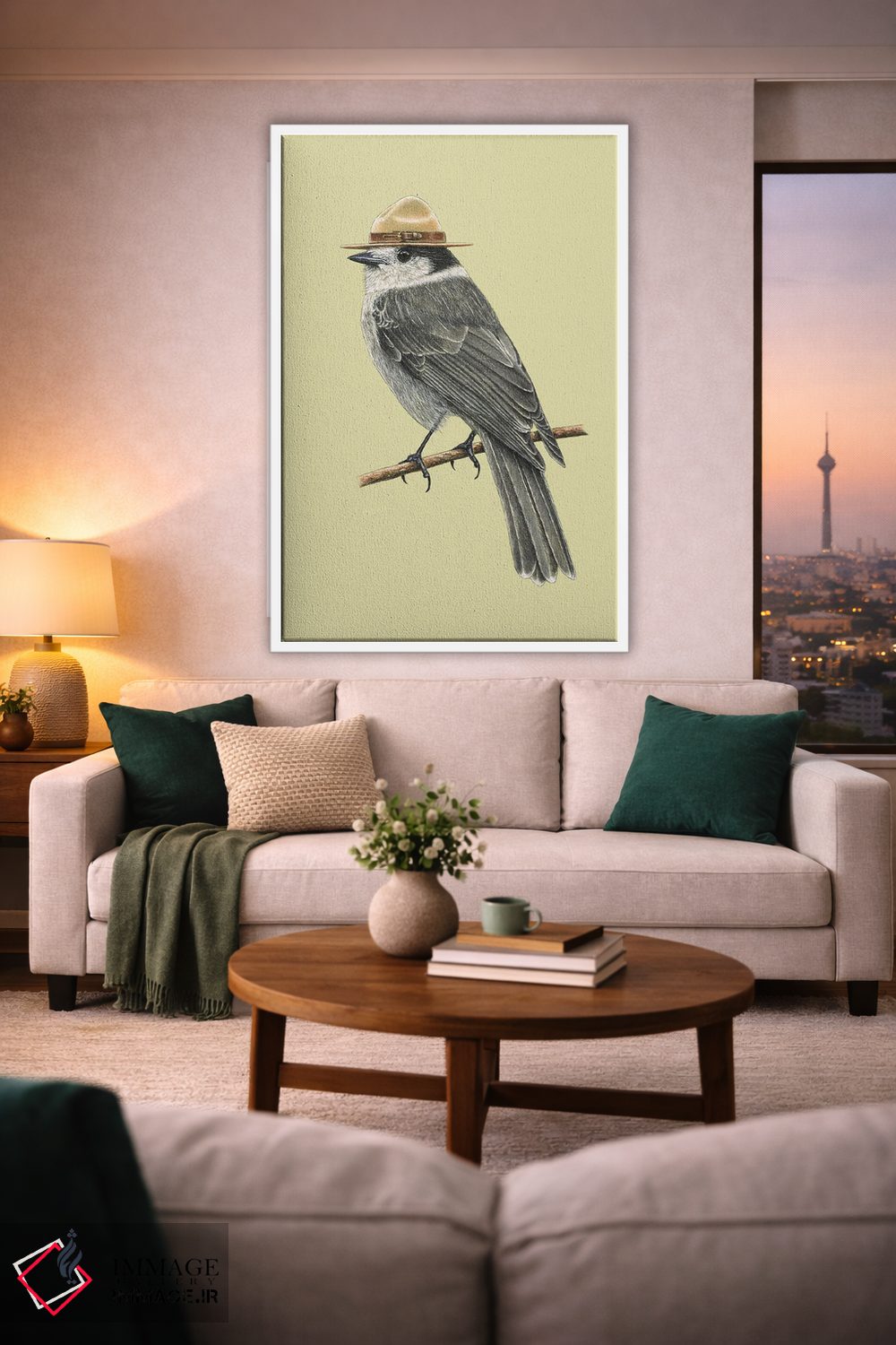 تابلو دکوراتیو "مرغ جنگلی کانادایی" اثر میخائیل ودرنیکوف - D1W