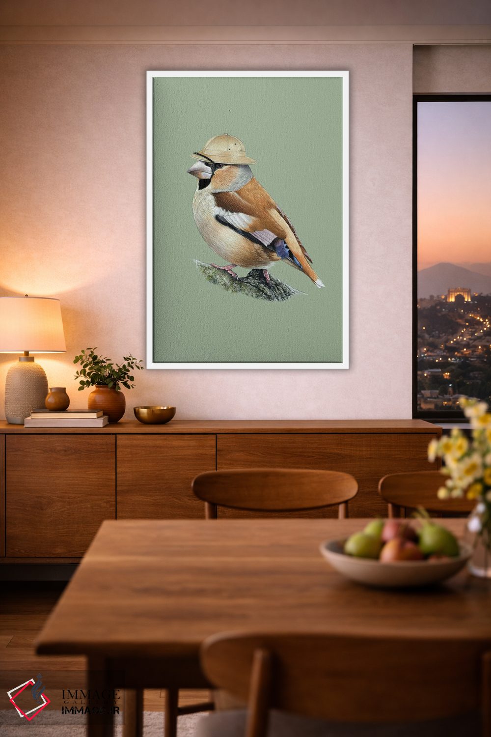 تابلو دکوراتیو کبودعقابی ۲ اثر میخائیل ودرنیکوف - D2W