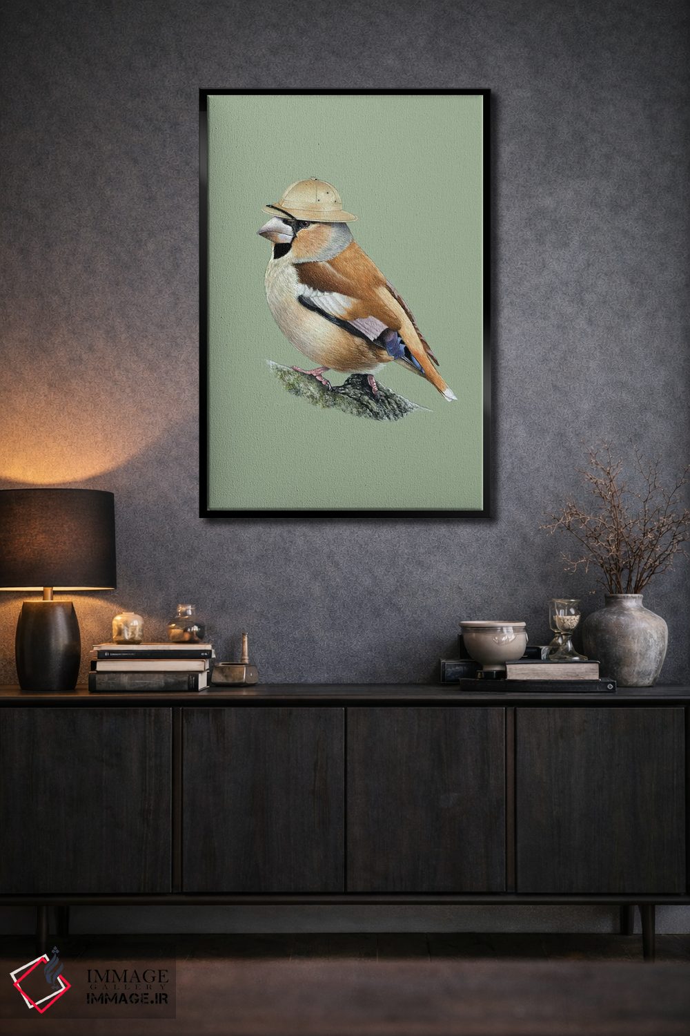 تابلو دکوراتیو کبودعقابی ۲ اثر میخائیل ودرنیکوف - D3B