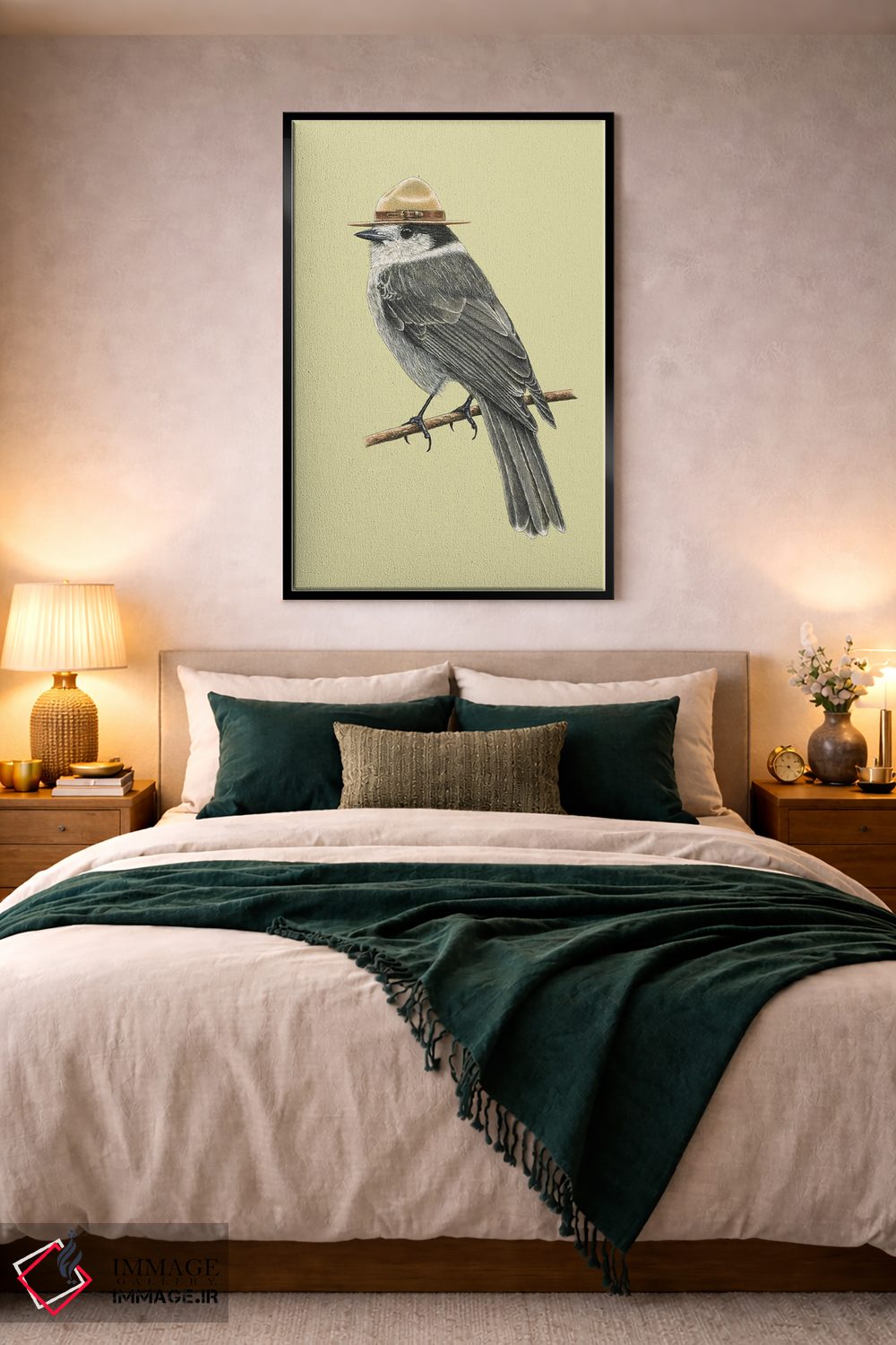 تابلو دکوراتیو "مرغ جنگلی کانادایی" اثر میخائیل ودرنیکوف - D4B