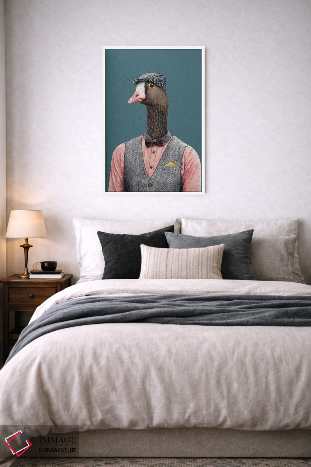 تابلو دکوراتیو "غاز کوچک پیشانی سفید" اثر میخائیل ودرنیکوف - D5W