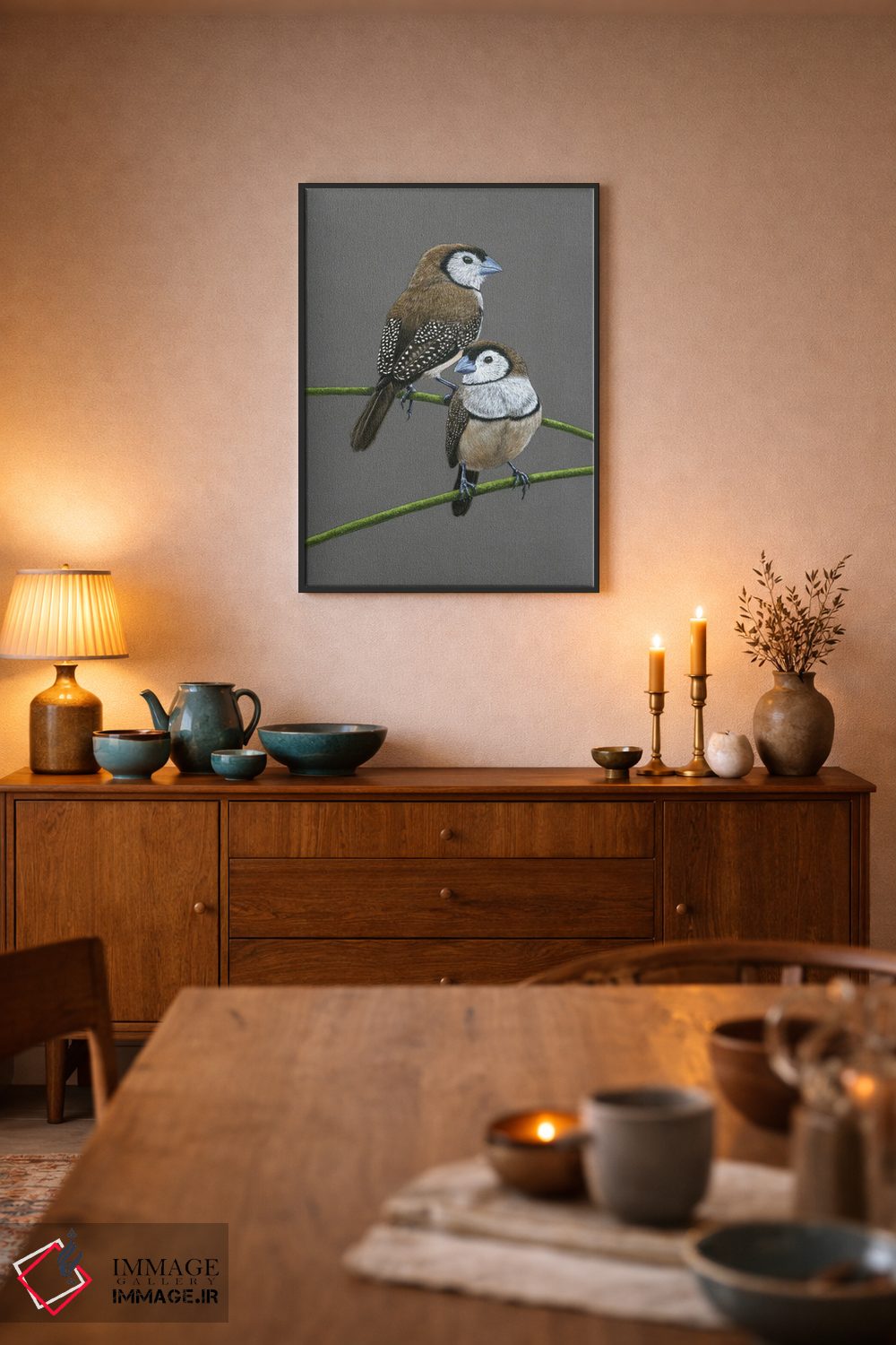 تابلو دکوراتیو "ساسک های دوخطی" اثر میخائیل ودرنیکوف - D6B