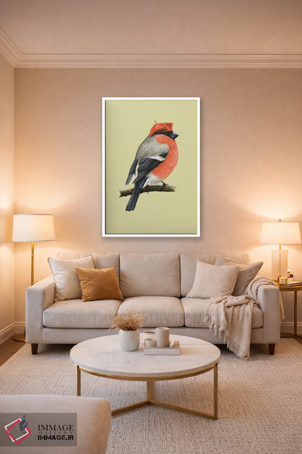 تابلو دکوراتیو "سسک اروپایی" اثر میخائیل ودرنیکوف - D3W