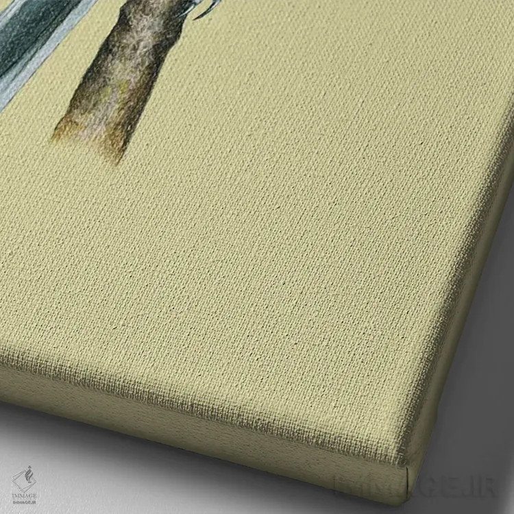 تابلو دکوراتیو "سهره بزرگ" اثر میخائیل ودرنیکوف - نمای نزدیک بافت بوم