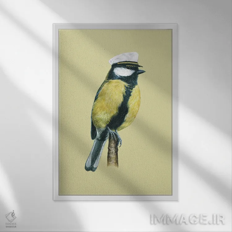 تابلو دکوراتیو "سهره بزرگ" اثر میخائیل ودرنیکوف - نمای قابدار سفید