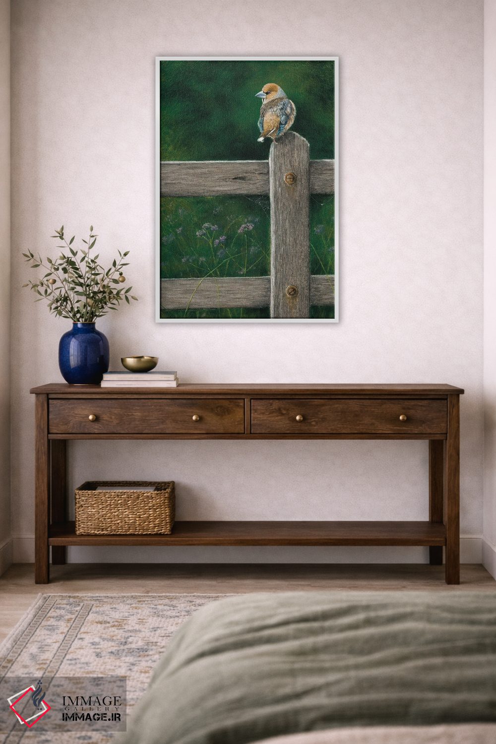 تابلو دکوراتیو "دارکوب نوک کلفت" اثر میخائیل ودرنیکوف - D4W