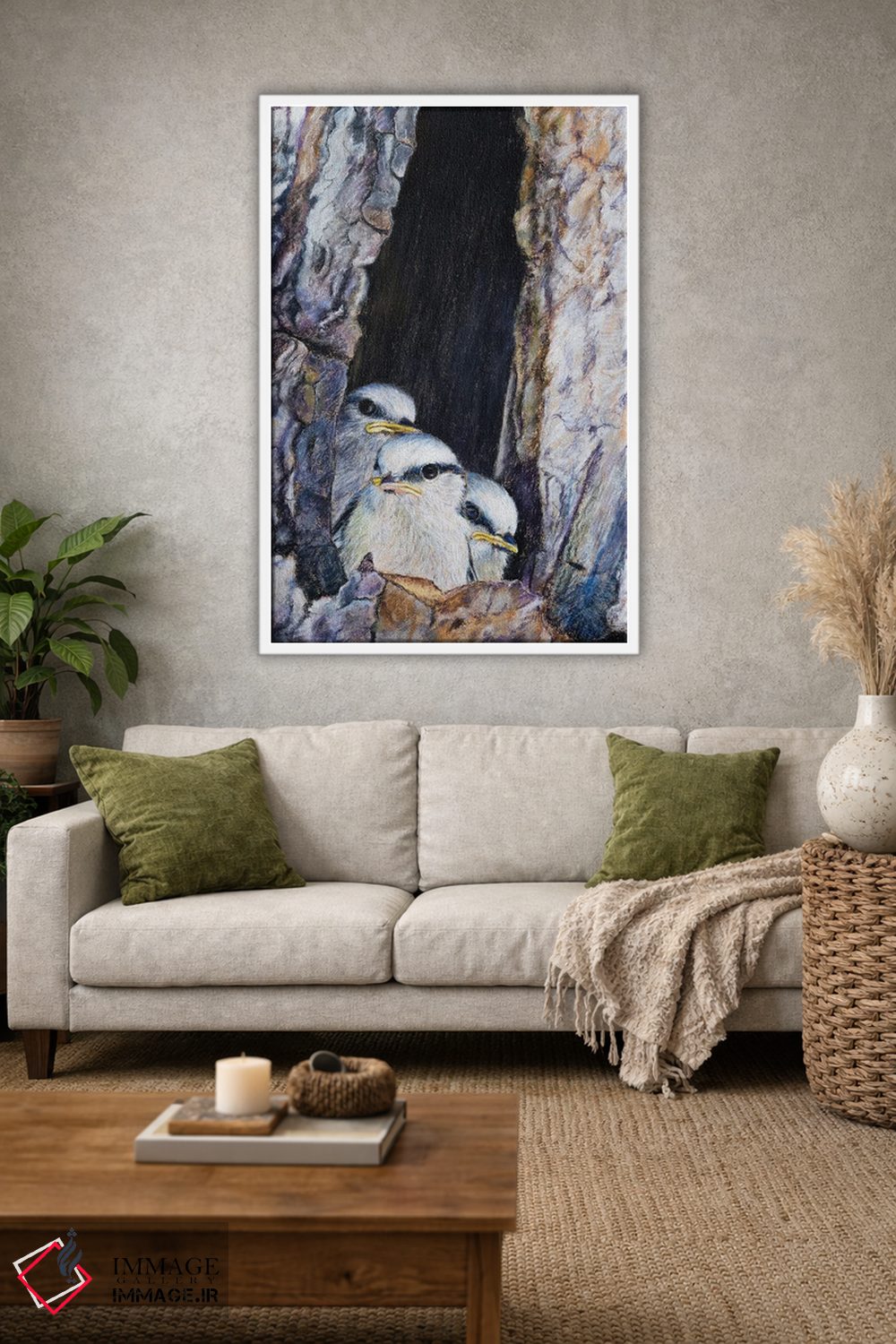 تابلو دکوراتیو "سهره آبی" اثر میخائیل ودرنیکوف - D1W