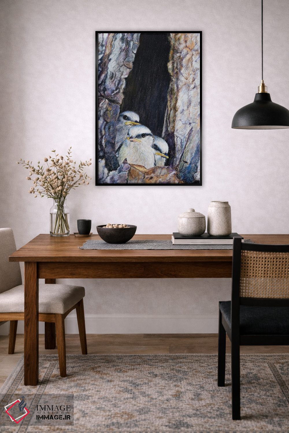 تابلو دکوراتیو "سهره آبی" اثر میخائیل ودرنیکوف - D5B