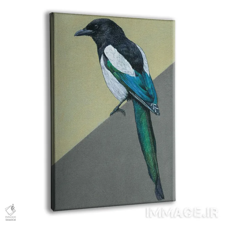 تابلو دکوراتیو "زاغ ۳" اثر میخائیل ودرنیکوف - نمای پرسپکتیو محصول