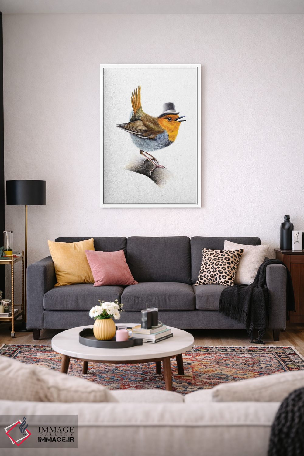 تابلو دکوراتیو "مرغ سهره ژاپنی" اثر میخائیل ودرنیکوف - D3W