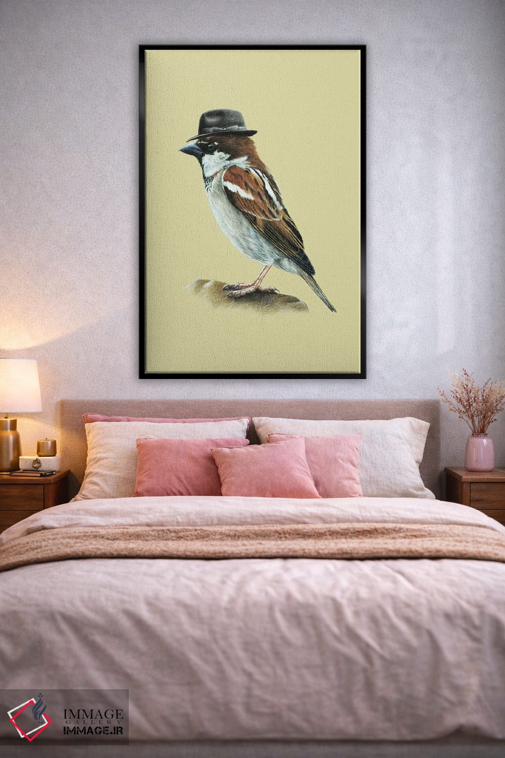 تابلو دکوراتیو "گنجشک ایتالیایی" اثر میخائیل ودرنیکوف - D1B