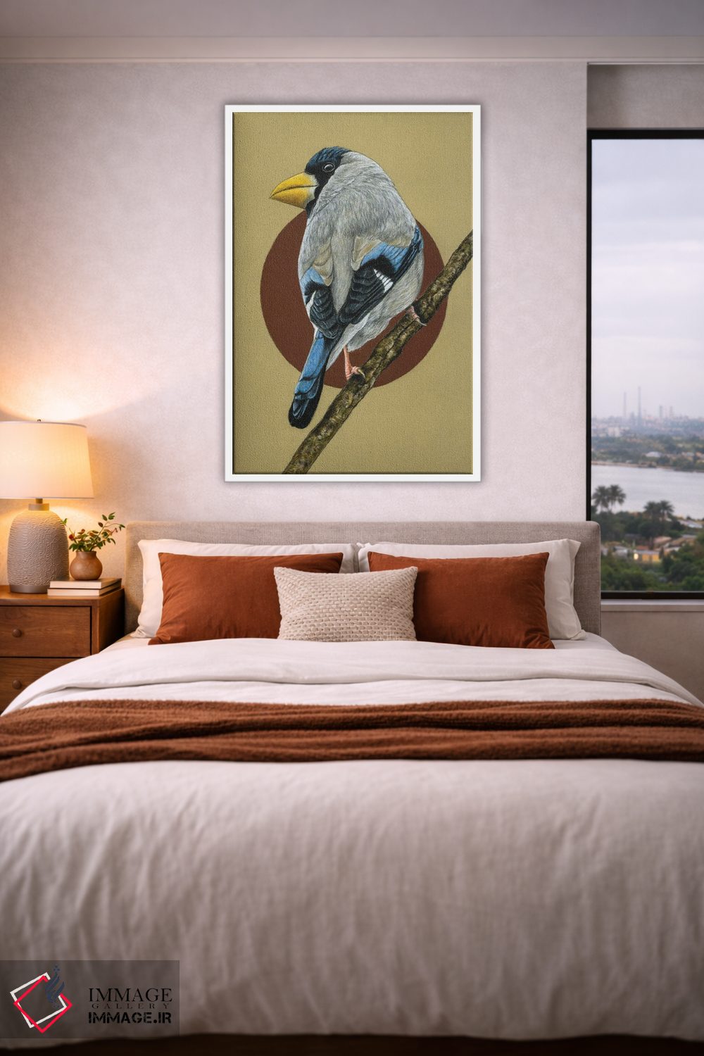 تابلو دکوراتیو "دارکوب ژاپنی" اثر میخائیل ودرنیکوف - D3W