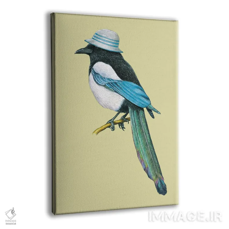 تابلو دکوراتیو "زاغ ۲" اثر میخائیل ودرنیکوف - نمای پرسپکتیو محصول