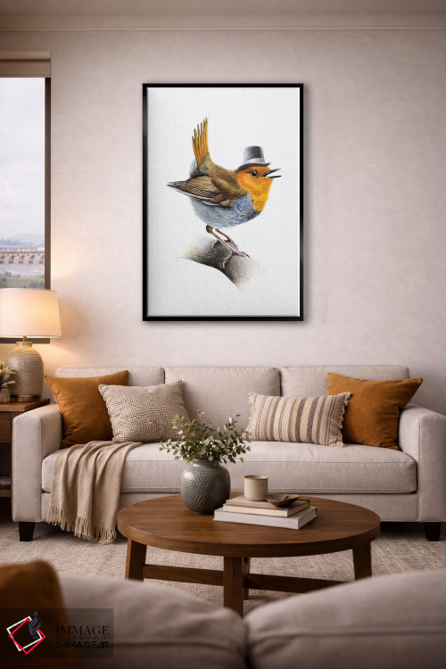 تابلو دکوراتیو "مرغ سهره ژاپنی" اثر میخائیل ودرنیکوف - D5B