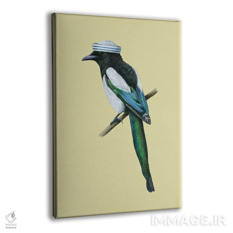 تابلو دکوراتیو "زاغ" اثر میخائیل ودرنیکوف - نمای پرسپکتیو محصول