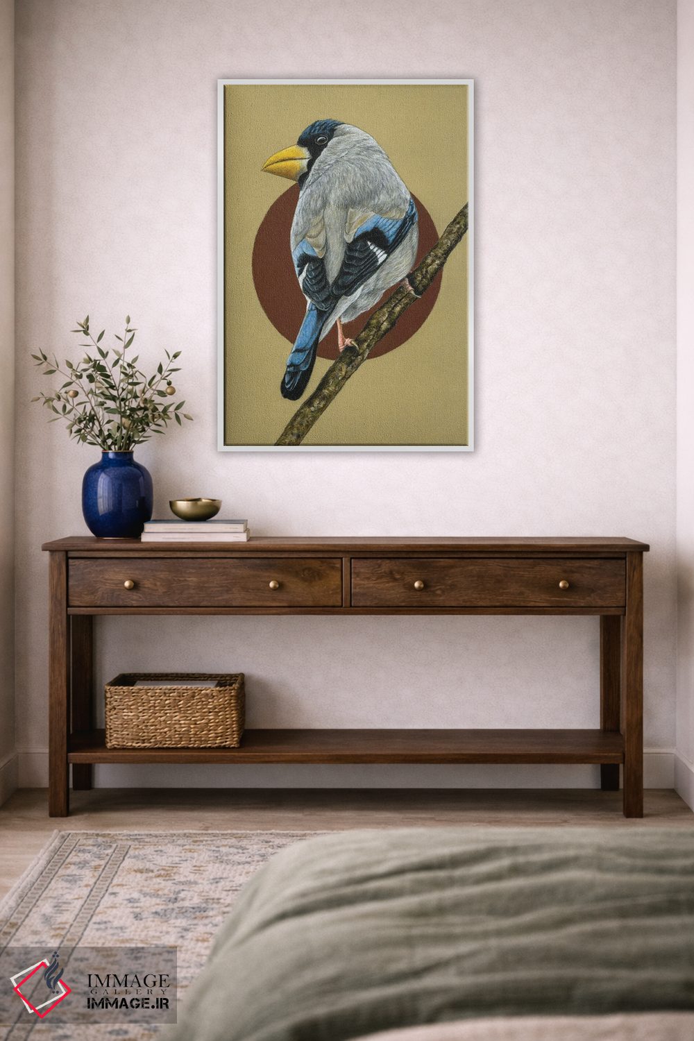 تابلو دکوراتیو "دارکوب ژاپنی" اثر میخائیل ودرنیکوف - D2W