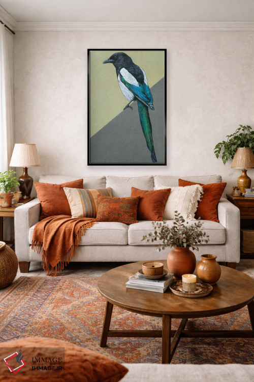 تابلو دکوراتیو "زاغ ۳" اثر میخائیل ودرنیکوف - D5B