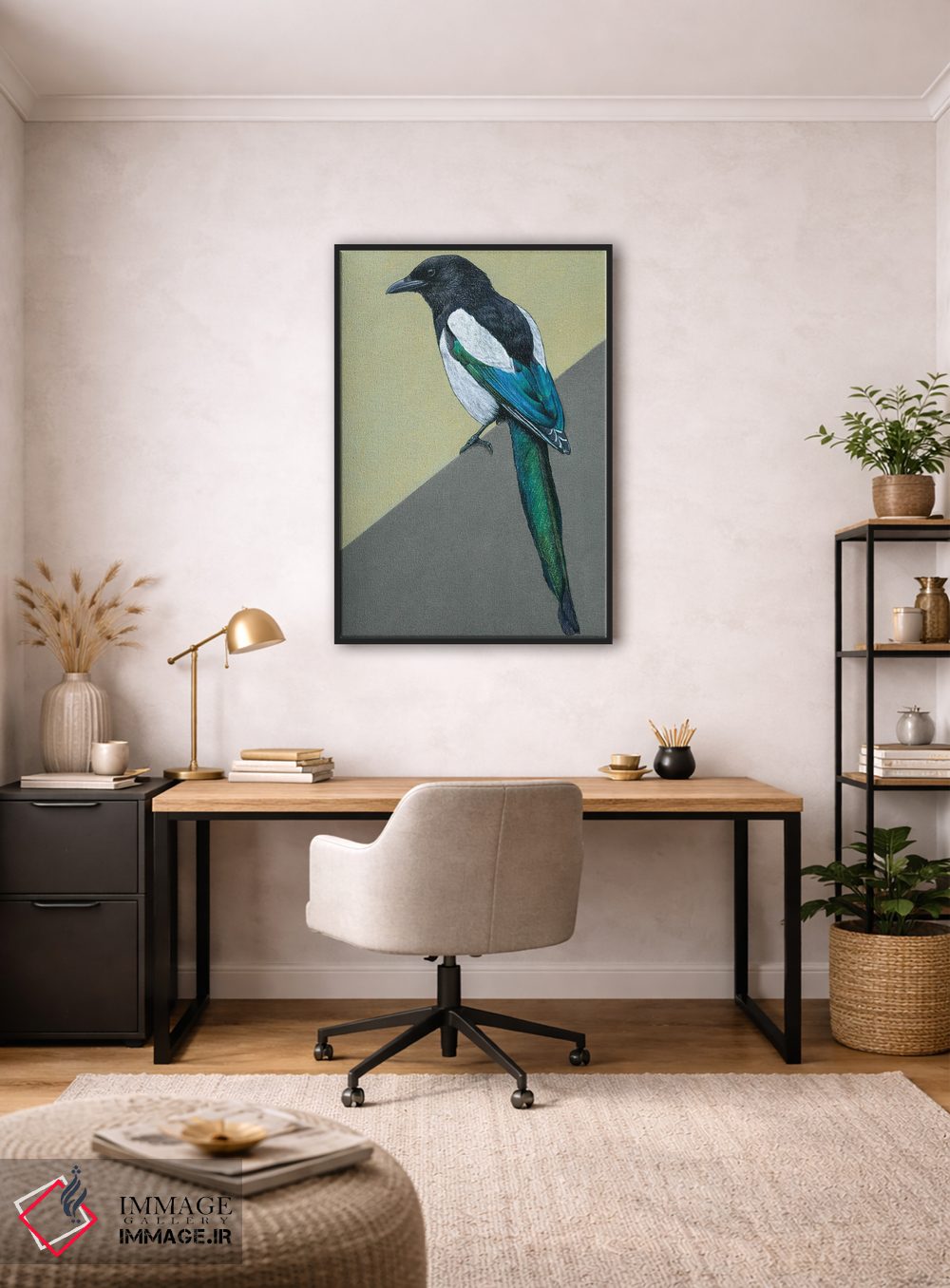 تابلو دکوراتیو "زاغ ۳" اثر میخائیل ودرنیکوف - D4B