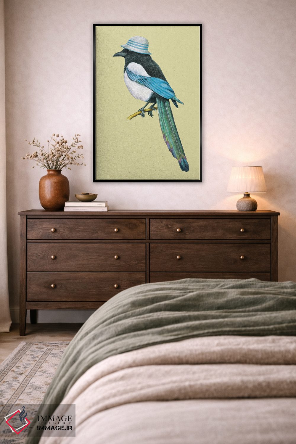 تابلو دکوراتیو "زاغ ۲" اثر میخائیل ودرنیکوف - D3B