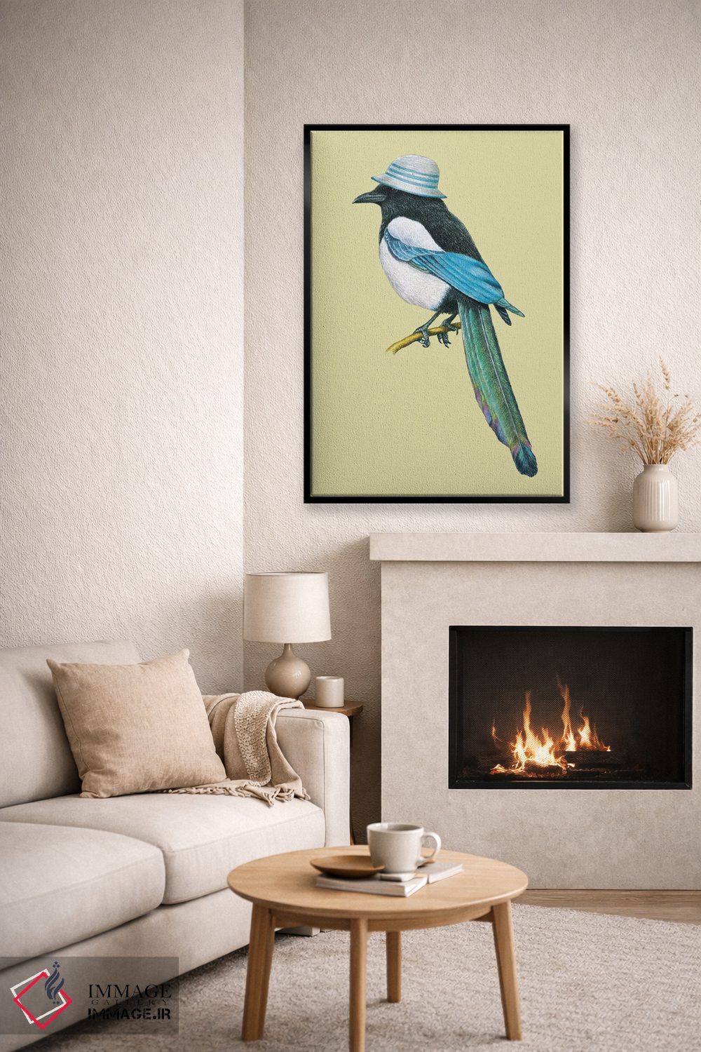 تابلو دکوراتیو "زاغ ۲" اثر میخائیل ودرنیکوف - D6B