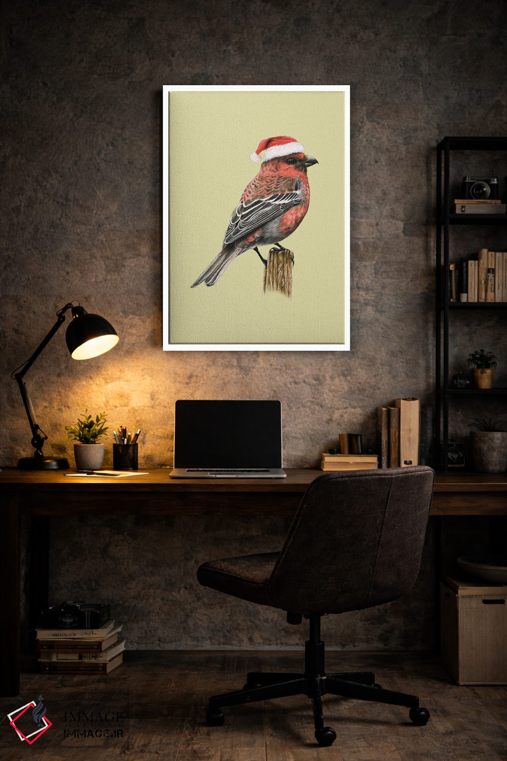 تابلو دکوراتیو "دارکوب کاج" اثر میخائیل ودرنیکوف - D6W