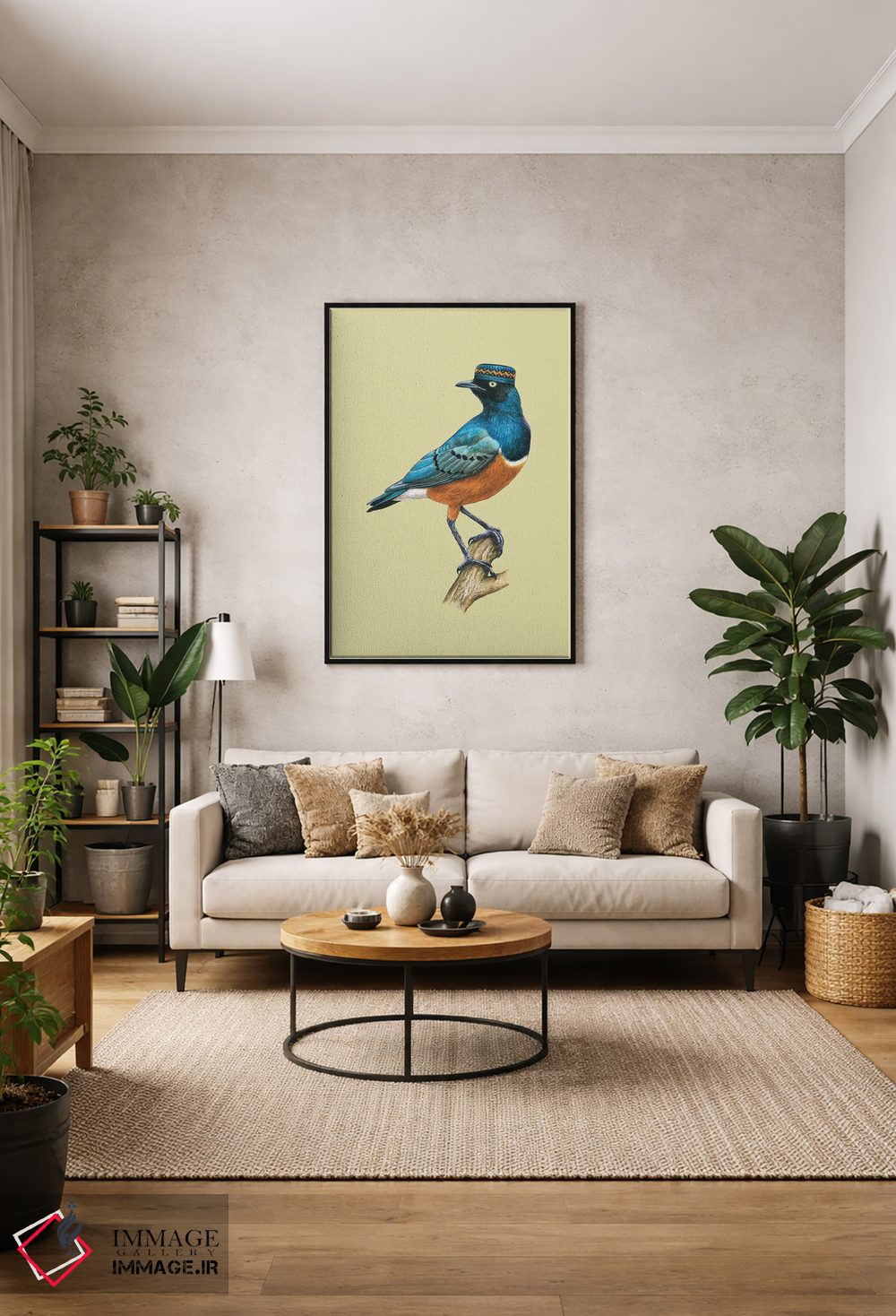 تابلو دکوراتیو "مرغ ستاره ای بی نظیر" اثر میخائیل ودرنیکوف - D2B