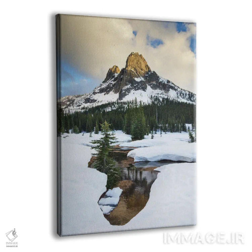 تابلو دکوراتیو آمریکا، ایالت واشنگتن. کوه زنگ آزادی، گذر واشنگتن، شمال کا… اثر آلن ماچروویچ - نمای پرسپکتیو محصول