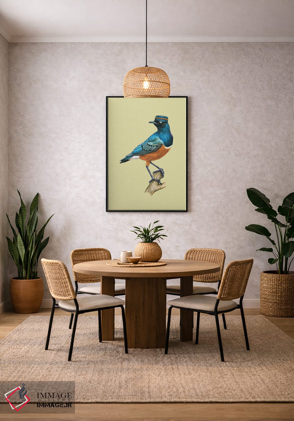 تابلو دکوراتیو "مرغ ستاره ای بی نظیر" اثر میخائیل ودرنیکوف - D4B