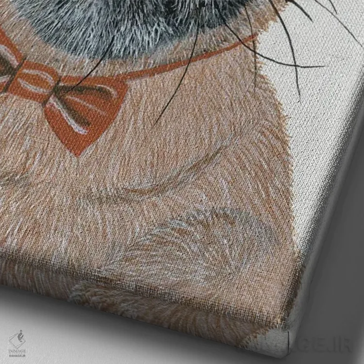 تابلو دکوراتیو ترانه مردمش اثر ملیسا سایمونز - نمای نزدیک بافت بوم