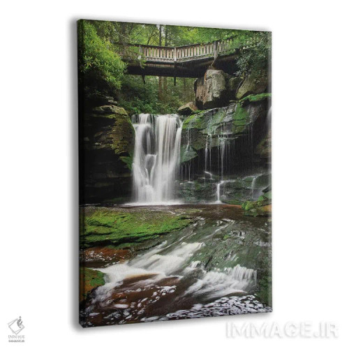 تابلو دکوراتیو آبشار الاکالا غربی ۱ اثر آلن ماچروویچ - نمای پرسپکتیو محصول